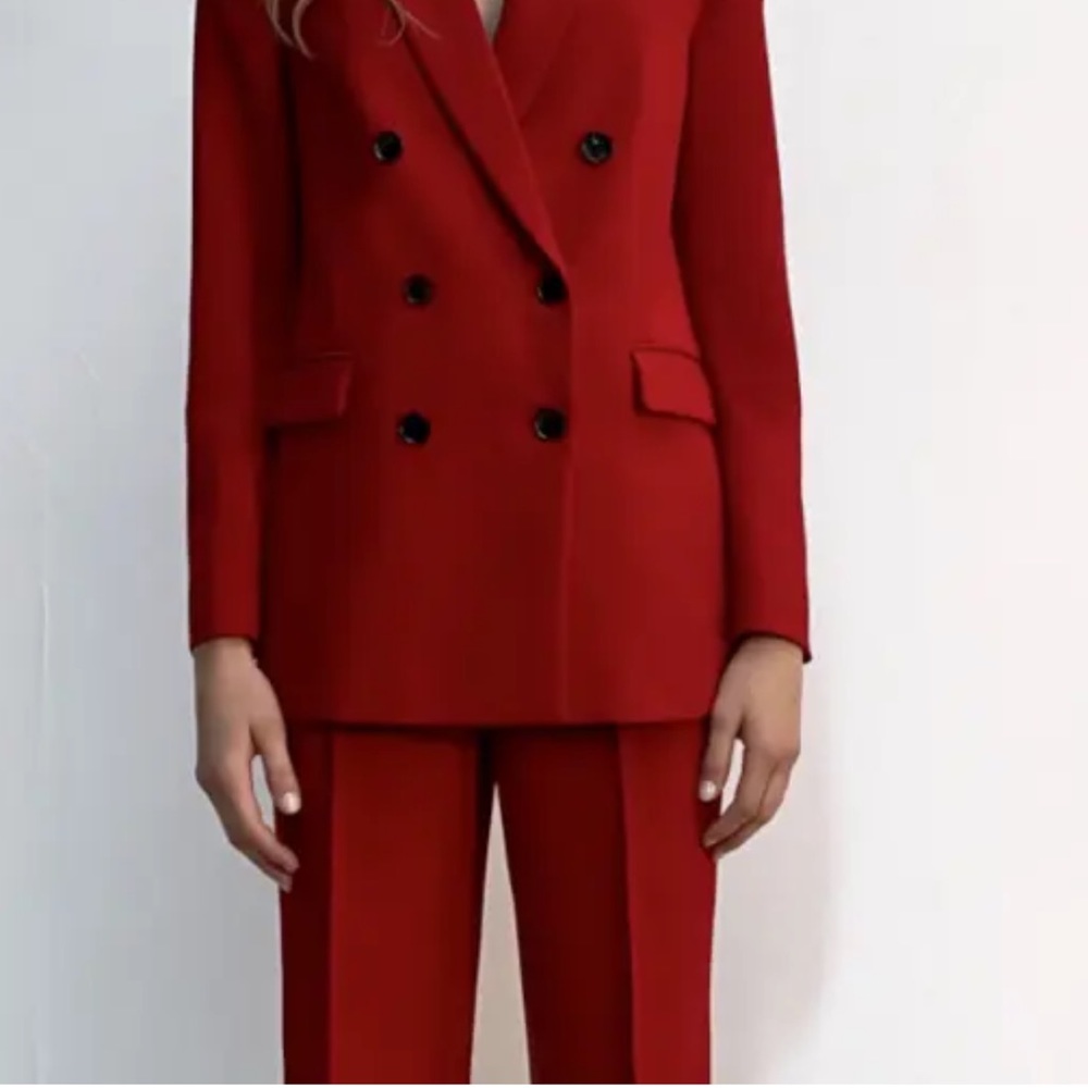Brand new red XXL Zara trousers with tags